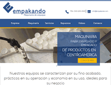 Tablet Screenshot of empakando.com